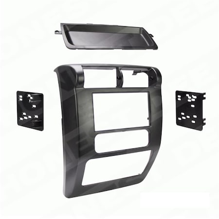 Metra Electronics Double DIN Dash Kit for Jeep Wrangler 2003-2006 Black 956541